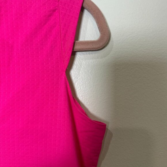 San Soleil Womens Sunglow Sleeveless Mock Polo Size Medium Pink Golf Cooling - Picture 7 of 8